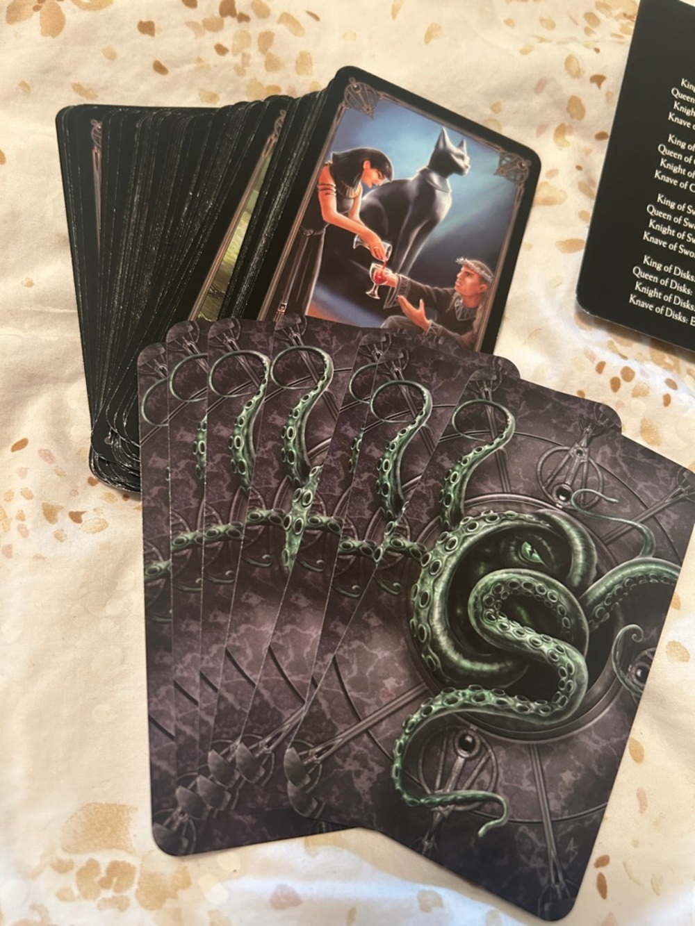 Necronomicon Tarot, no box